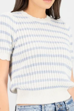 Shasa Knit Striped Top