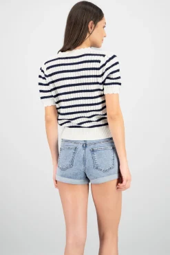 Shasa Knit Striped Top