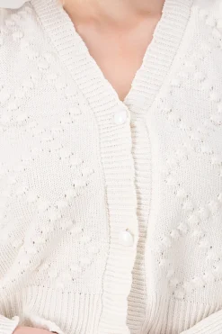 Shasa Knit Textured Cardigan
