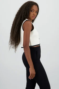Shasa Knit Vest with Buttons