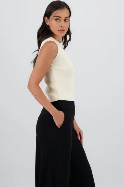 Shasa Knit Vest with Buttons