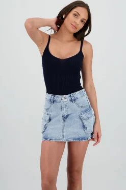 Shasa Knitted Bodysuit with Straps