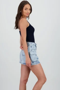 Shasa Knitted Bodysuit with Straps