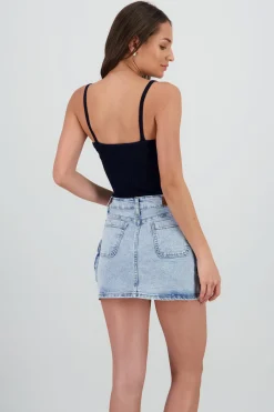Shasa Knitted Bodysuit with Straps