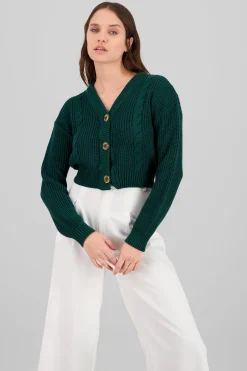 Shasa Knitted ButtonFront Cardigan