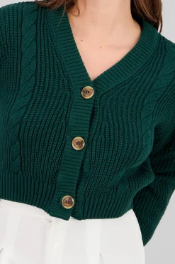Shasa Knitted ButtonFront Cardigan