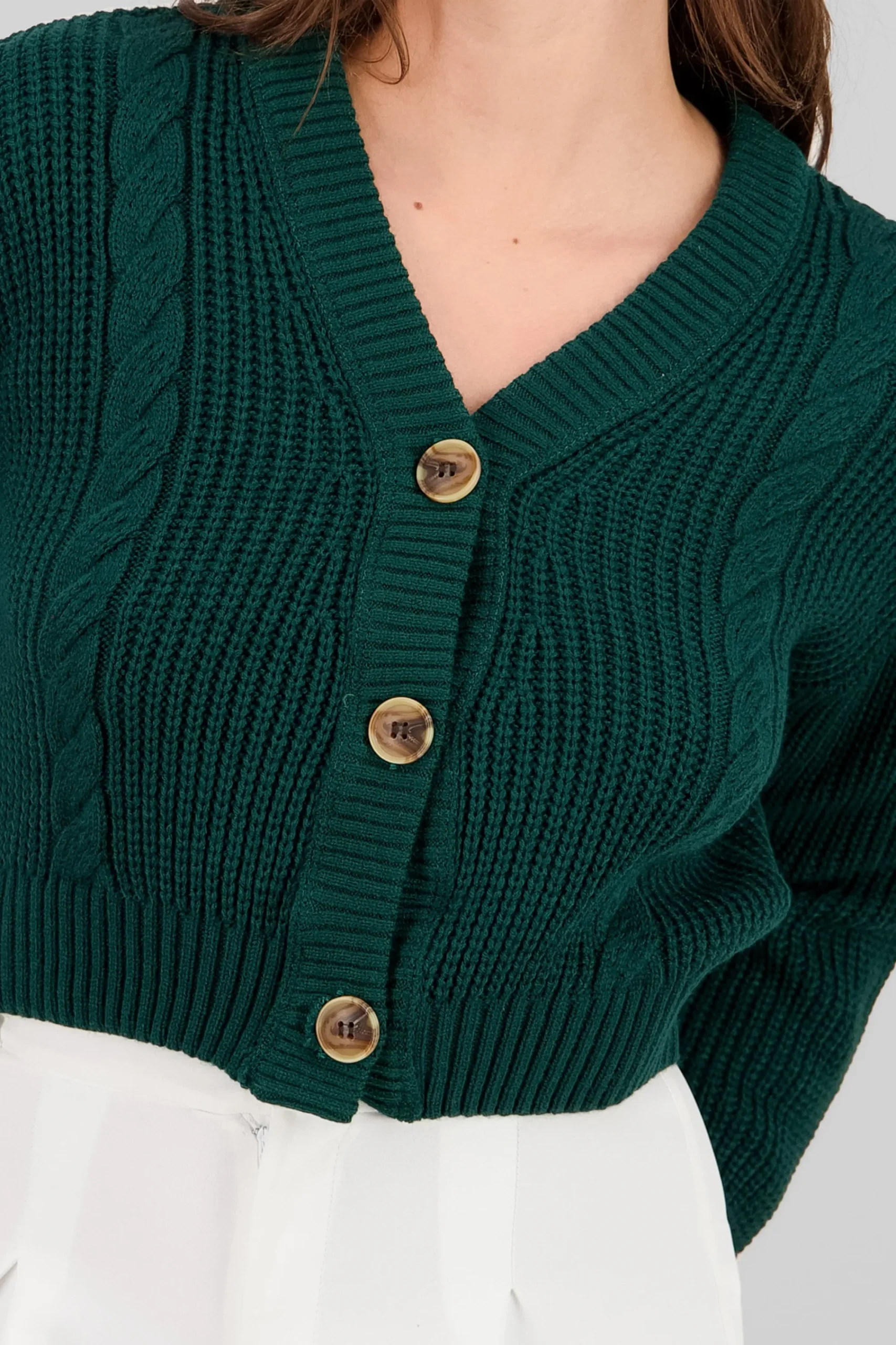 Shasa Knitted ButtonFront Cardigan