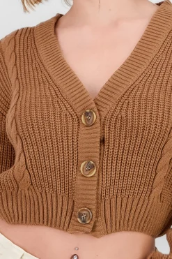 Shasa Knitted ButtonFront Cardigan