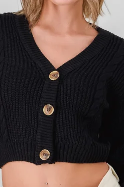 Shasa Knitted ButtonFront Cardigan