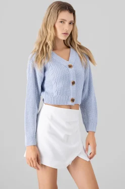 Shasa Knitted ButtonFront Cardigan