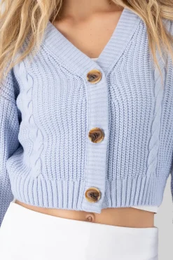 Shasa Knitted ButtonFront Cardigan