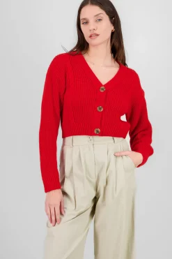 Shasa Knitted ButtonFront Cardigan