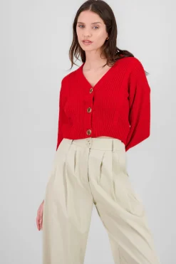 Shasa Knitted ButtonFront Cardigan