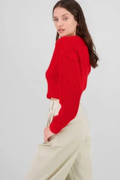 Shasa Knitted ButtonFront Cardigan