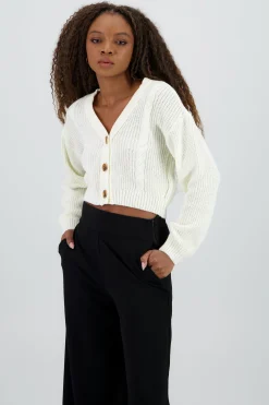 Shasa Knitted ButtonFront Cardigan