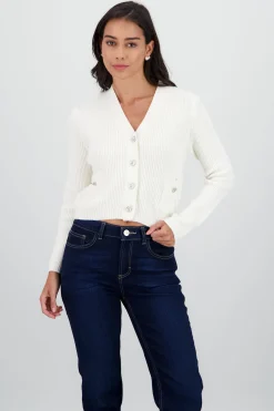 Shasa Knitted Cardigan with Button