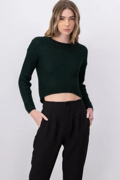 Shasa Knitted crop sweater
