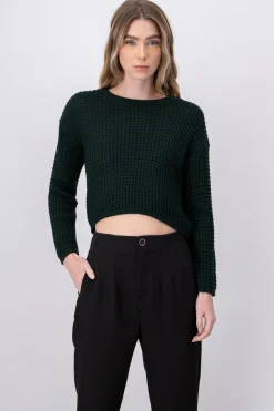 Shasa Knitted crop sweater