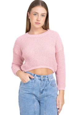 Shasa Knitted crop sweater