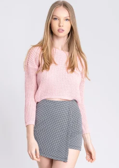 Shasa Knitted crop sweater