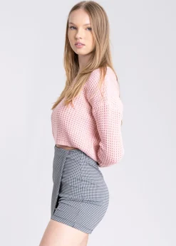 Shasa Knitted crop sweater