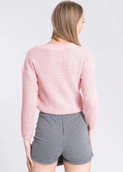 Shasa Knitted crop sweater
