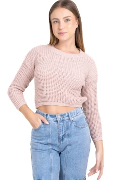 Shasa Knitted crop sweater