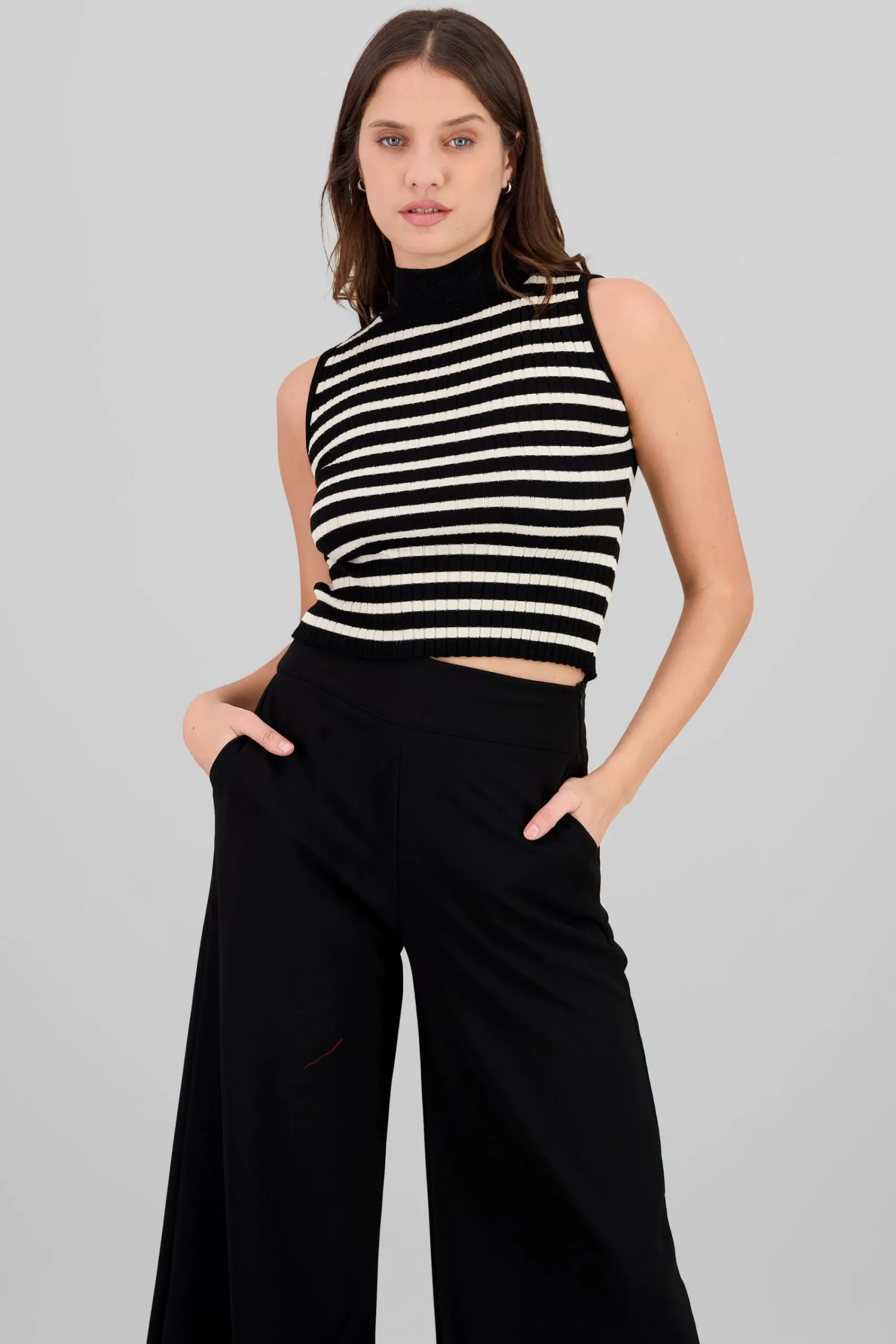 Shasa Knitted Striped Top