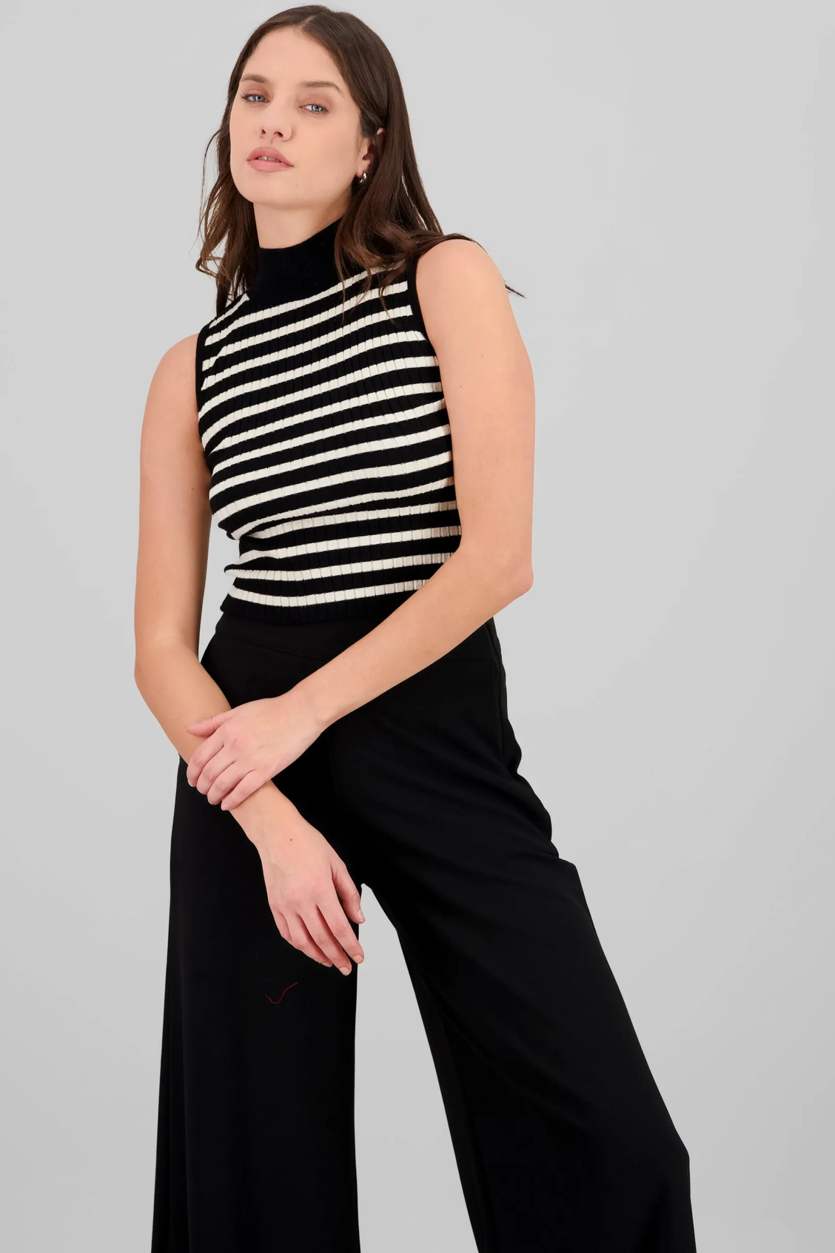 Shasa Knitted Striped Top