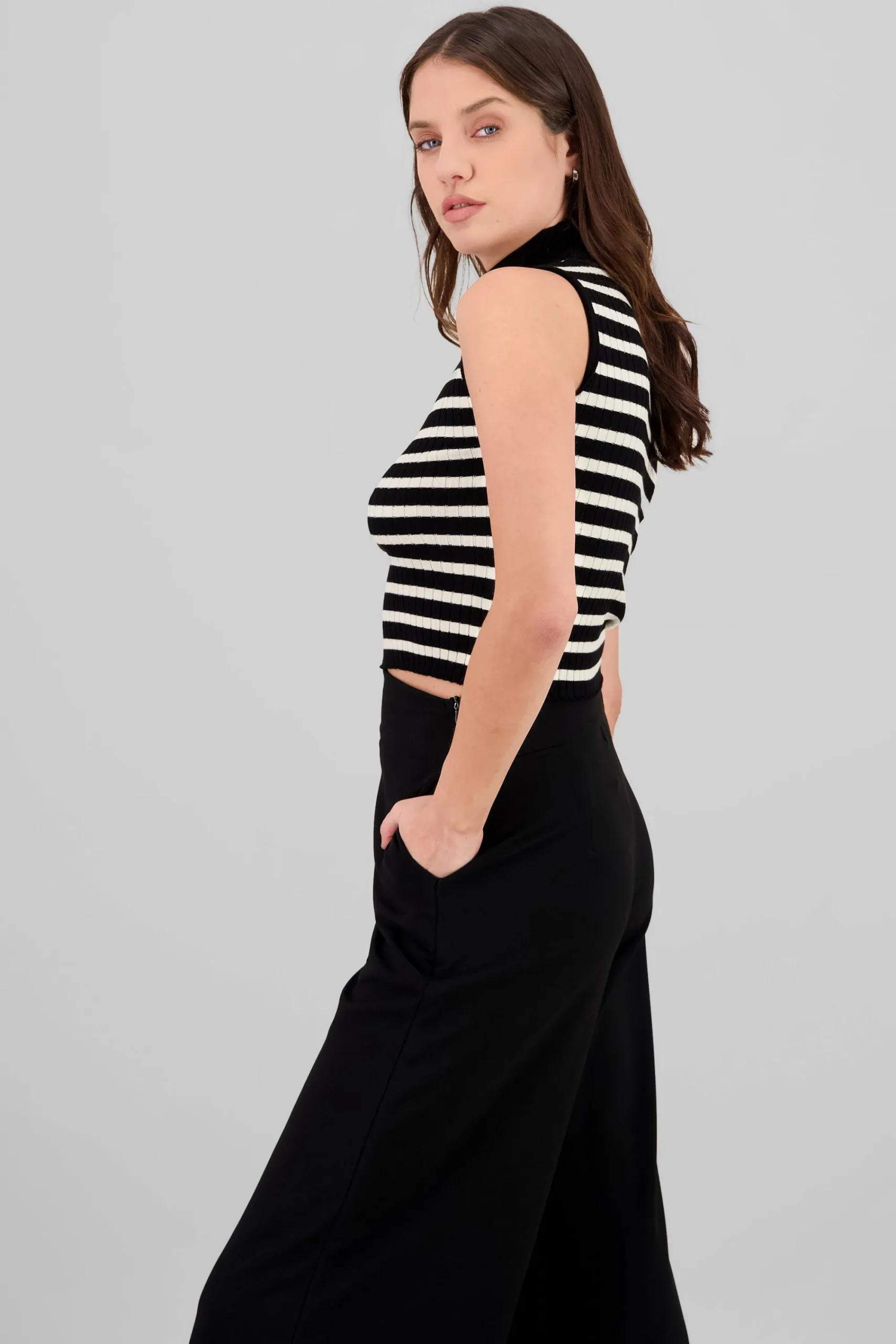 Shasa Knitted Striped Top