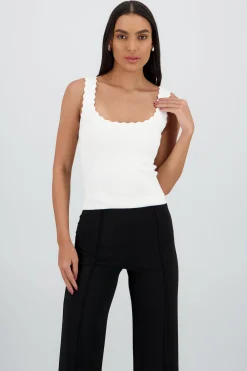 Shasa Knitted Top with Strap Detail