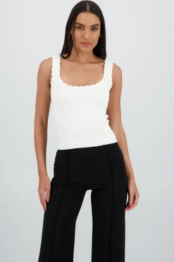Shasa Knitted Top with Strap Detail