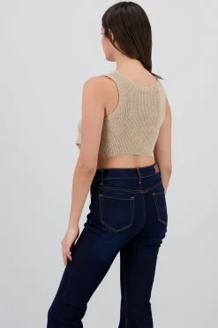 Shasa Knitted Vest with Clasps