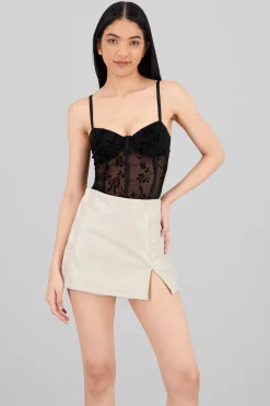 Shasa Lace Bodysuit with Cups