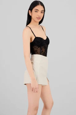 Shasa Lace Bodysuit with Cups