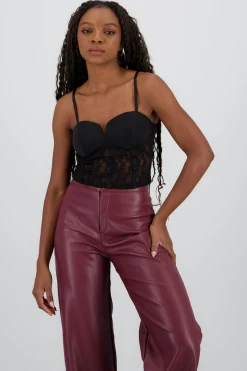 Shasa Lace Detail Corset