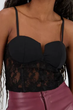 Shasa Lace Detail Corset