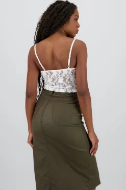 Shasa Lace Detail Corset