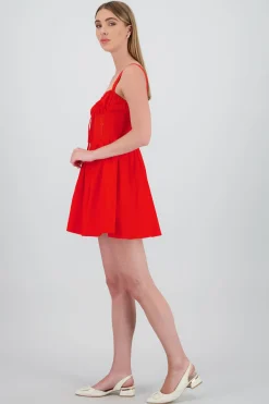 Shasa Lace Detail Mini Dress