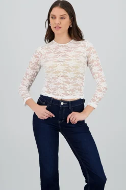 Shasa Lace Long Sleeve Top