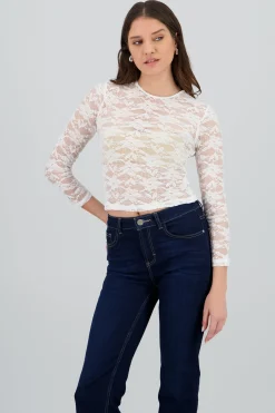Shasa Lace Long Sleeve Top