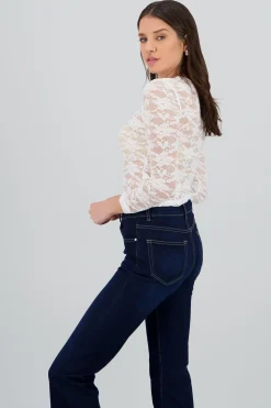 Shasa Lace Long Sleeve Top
