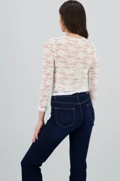 Shasa Lace Long Sleeve Top