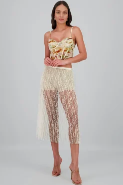 Shasa Lace Midi Skirt