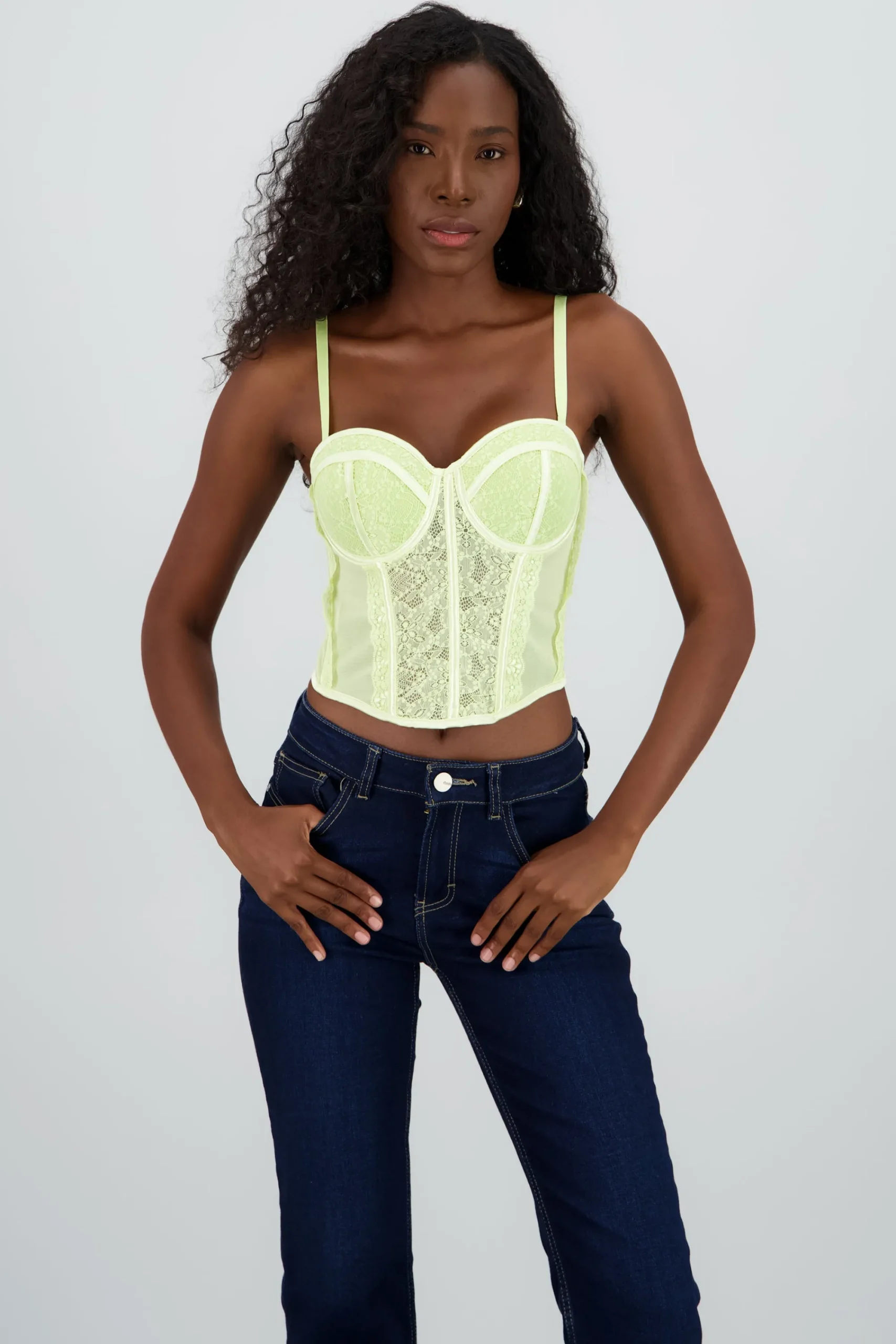 Shasa Lace Strap Corset