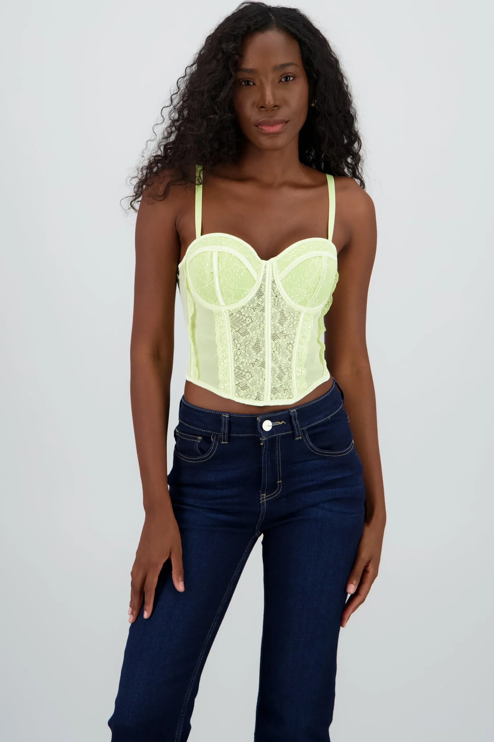Shasa Lace Strap Corset