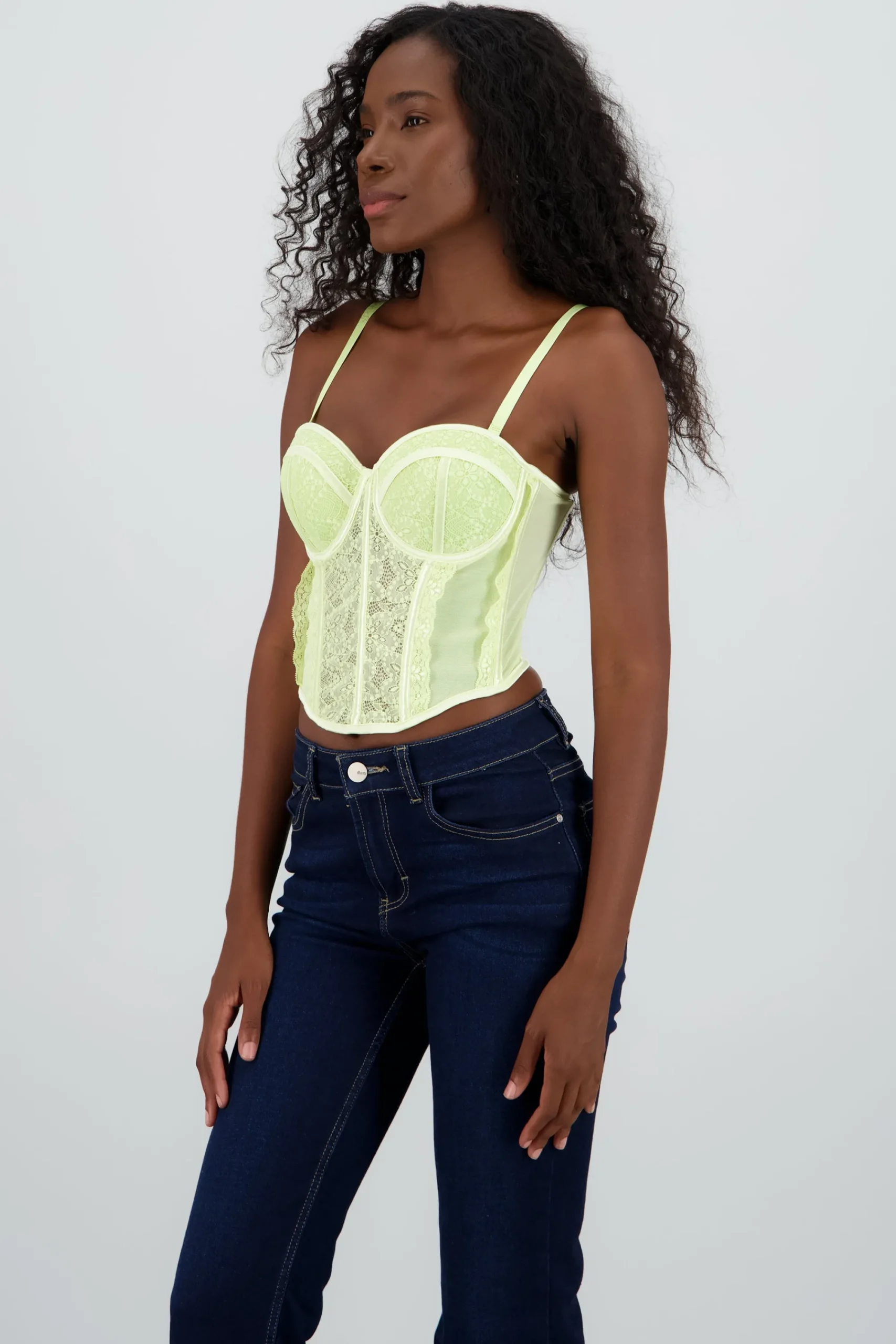Shasa Lace Strap Corset