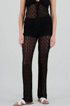 Shasa Lace Textured Pants
