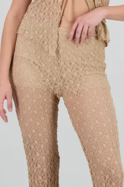Shasa Lace Textured Pants
