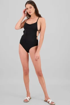 Shasa Lace Up Swimsuit